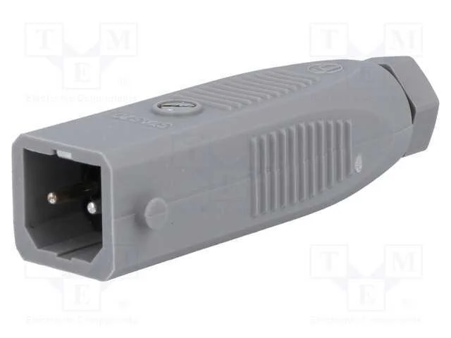 Conector: Retangulares, St, Ficha, Macho, Pin: 2, Estanhado, Ip54