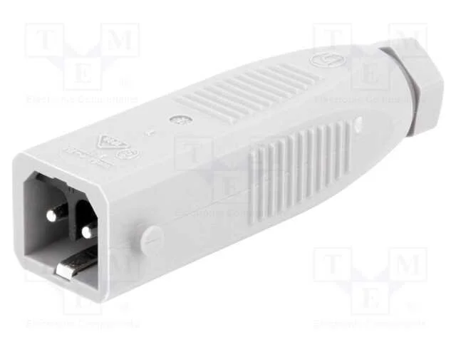 Conector: Retangulares, St, Ficha, Macho, Pin: 2, Estanhado, Ip54