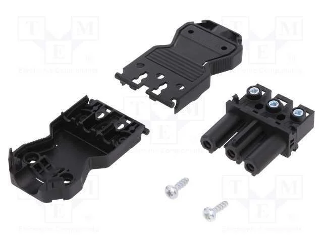 Conector: Bloco Terminal Separ&aacute;vel, Terminal Parafusado, F&ecirc;mea