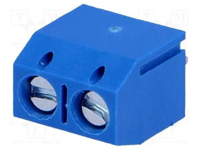 Pcb Bloco Terminal, Angulares 90, 5mm, Faixas: 2, para Pcb, 16a