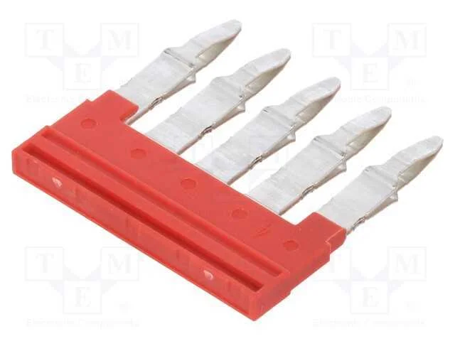 Ponte de pino, faixas: 5, vermelho, s&eacute;rie A