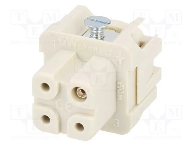 Conector: HDC, inserto de contatos, f&ecirc;mea, S-A, P.