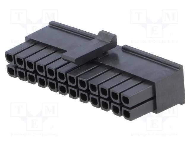Ficha, fio-placa, f&ecirc;mea, Micro-Fit 3.0, 3mm, PIN:.
