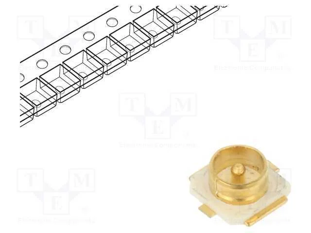 Conector: conc&ecirc;ntricos, tomada, 50O, SMT, macho
