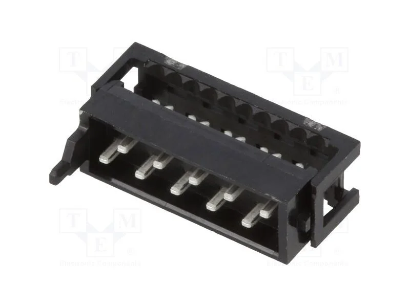 Micro-Match, Ficha, Macho, Pin: 10, Idc, para Fita, Sistema: 2x5