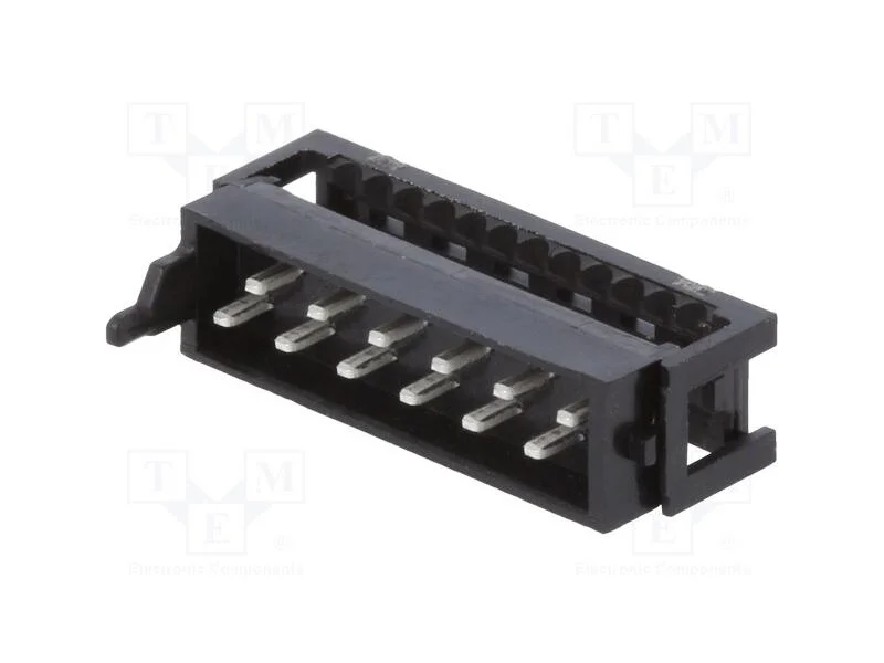 Micro-Match, Ficha, Macho, Pin: 12, Idc, para Fita, Sistema: 2x6