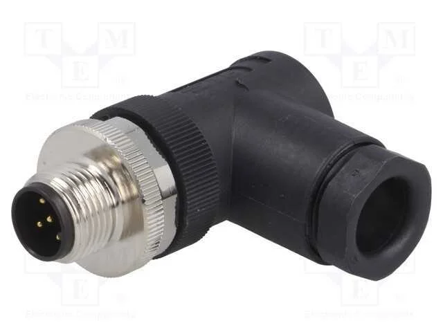 Ficha, M12, Pin: 5, Macho, C&oacute;digo A-Devicenet / Canopen, com Cabo