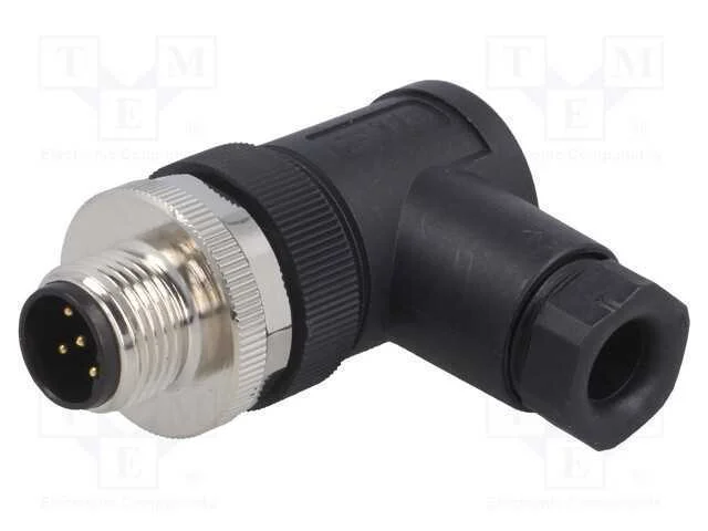 Ficha, M12, PIN: 5, macho, c&oacute;digo B-Profibus, com.