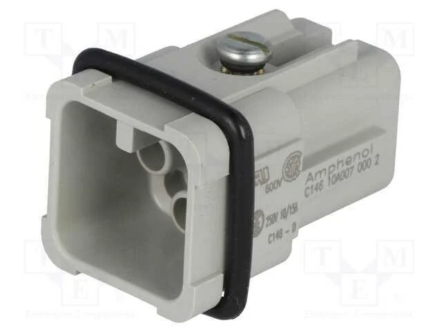 Conector: Hdc, Inserto de Contatos, Macho, C146,Heavymate D