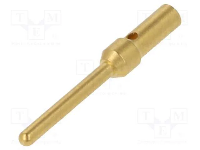 Contacto, macho, dourado, 0,33&divide;0,82mm2, 22AWG&divide;18A.
