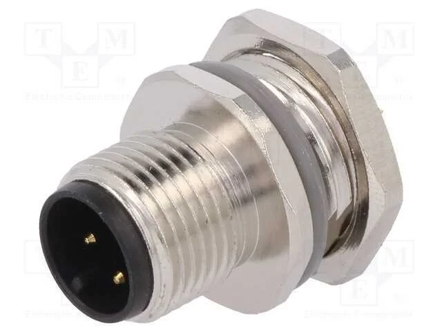 Tomada, M12, Pin: 4, Macho, C&oacute;digo A-Devicenet / Canopen, Solda