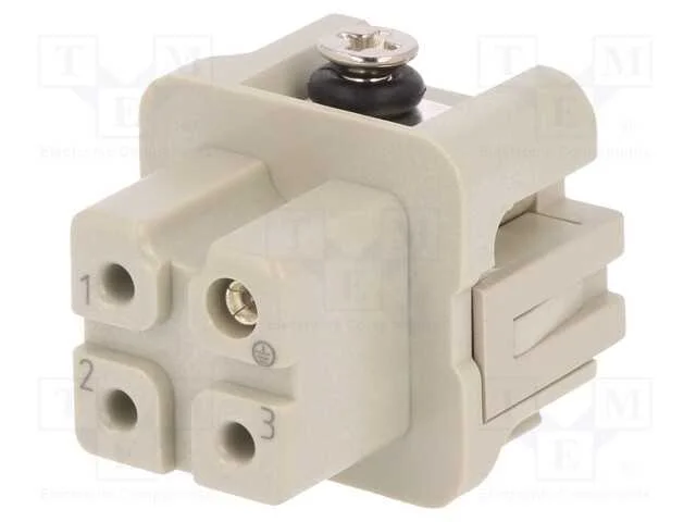Conector: Hdc, Inserto de Contatos, F&ecirc;mea, Da, Pin: 4, 3+Pe, 10a