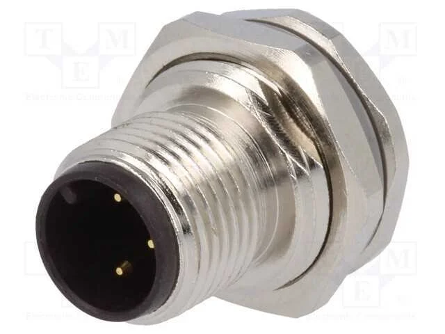 Tomada, M12, Pin: 3, Macho, C&oacute;digo A-Devicenet / Canopen, Solda