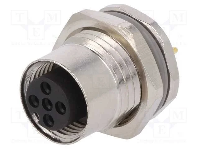 Tomada, M12, Pin: 4, F&ecirc;mea, C&oacute;digo A-Devicenet / Canopen, Tht, Ip67