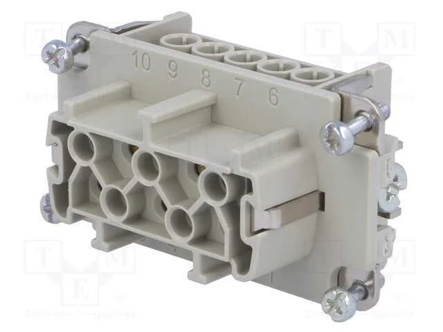 Conector: HDC, inserto de contatos, f&ecirc;mea, C146, .