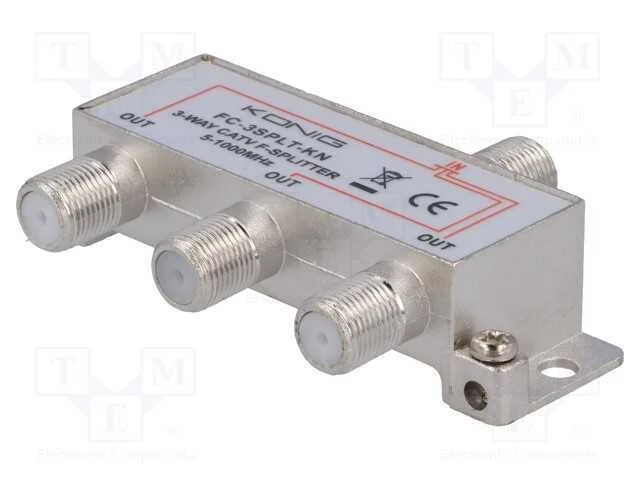 Divisor, roscado, 1000MHz, Ent: F f&ecirc;mea, Sai: F f.