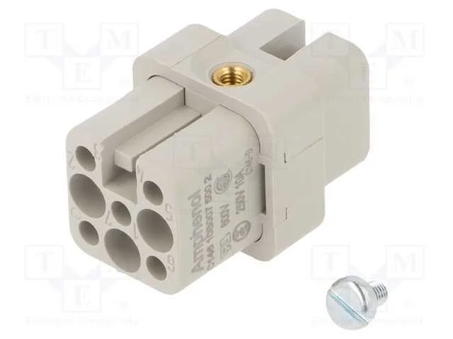Conector: HDC, inserto de contatos, f&ecirc;mea, C146,h.