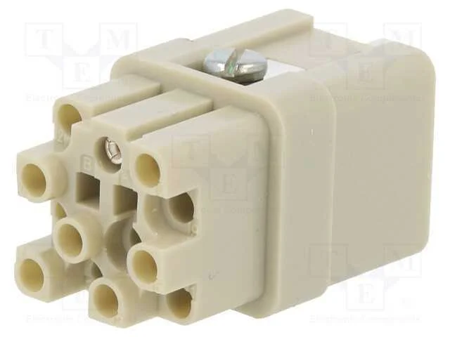 Conector: HDC, inserto de contatos, f&ecirc;mea, C146,h.