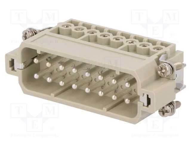 Conector: Hdc, Inserto de Contatos, Macho, Da, Pin: 16, 16+Pe, 16a