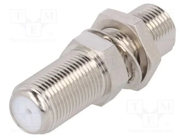 Conector, F Tomada X2, 75o, para Painel,Torcidos, 3ghz