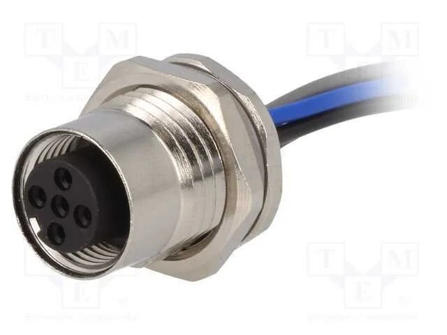 Tomada, M12, Pin: 5, F&ecirc;mea, C&oacute;digo A-Devicenet / Canopen, Fios