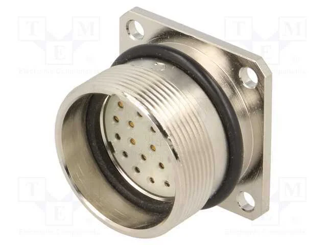 Conector: M27, Zylin, Tomada, F&ecirc;mea, Solda, Pin: 26, Ip67, 1mm2