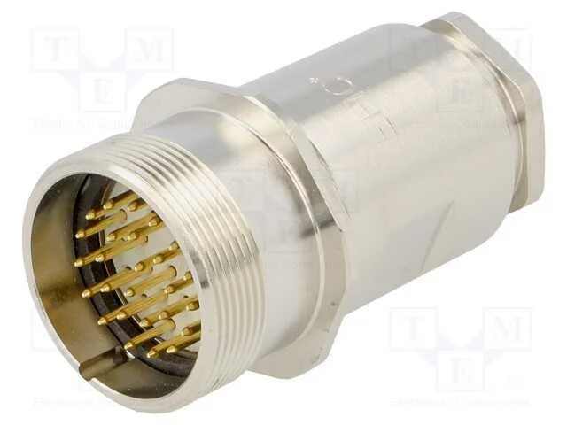 Conector: M27, Zylin, Ficha, Macho, Solda, com Cabo, Pin: 26, Simples