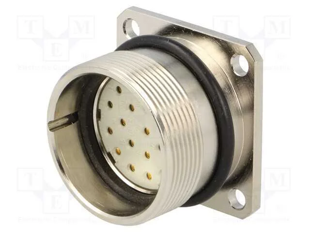 Conector: M27, Zylin, Tomada, F&ecirc;mea, Solda, Pin: 21, Ip67, 1mm2