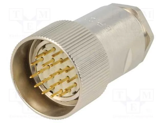 Conector M27 Ficha Pin 21 Macho Ip67 Zylin.