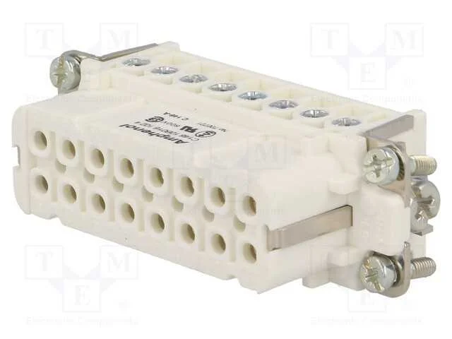 Conector: HDC, inserto de contatos, f&ecirc;mea, C146, .