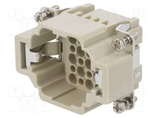 Conector: Hdc, Inserto de Contatos, Macho, Ddd, Pin: 24, 24+Pe, 10a
