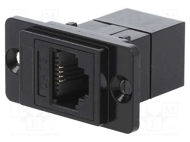 Conector, Dualslim, Cat: 3, Sistema: 6p4c, 29mm, Mat: Metal