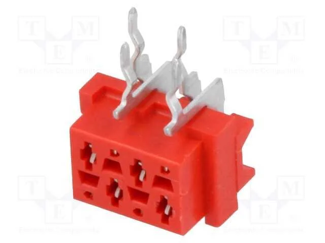 Micro-MaTch, tomada, f&ecirc;mea, PIN: 4, THT, para PCB.