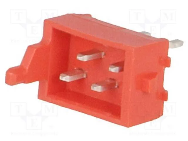 Micro-MaTch, tomada, macho, PIN: 4, THT, para PCB.