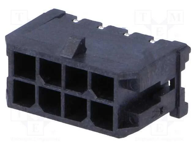 Tomada, fio-placa, macho, Micro-Fit 3.0, 3mm, PIN.