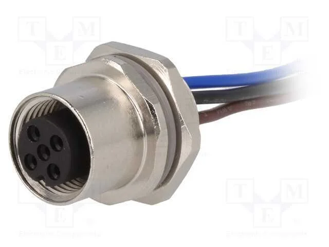 Tomada, M12, Pin: 3, F&ecirc;mea, C&oacute;digo A-Devicenet / Canopen, Fios