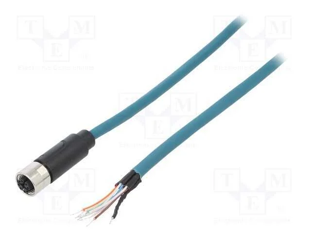 Ficha, M12, PIN: 8, f&ecirc;mea, c&oacute;digo X-ProfiNET, IP6.