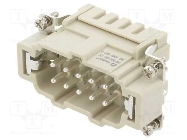 Conector: Hdc, Inserto de Contatos, Macho, De, Pin: 10, 10+Pe, 16a