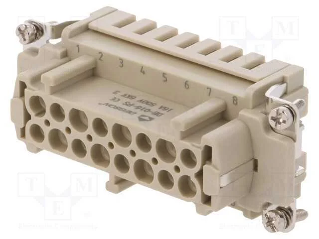 Conector: HDC, inserto de contatos, f&ecirc;mea, DE, PI.