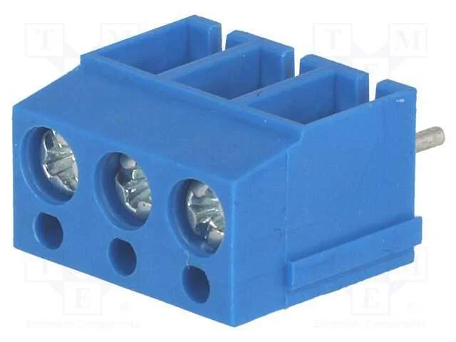 Pcb Bloco Terminal, Angulares 90, 5mm, Faixas: 3, para Pcb, 16a