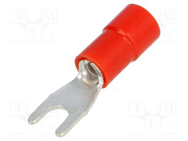 Terminal: Terminal Forquilha, M3, : 3,2mm, 0,25&divide;1,5mm2, Cerrar