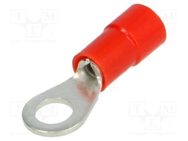 Terminal: de Olhal, M4, : 4,3mm, 0,25&divide;1,5mm2, Cerrar, com Cabo