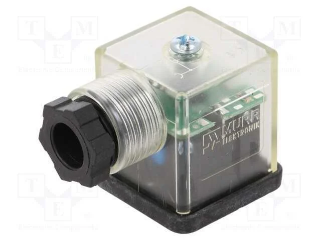 Conector: de v&aacute;lvulas, ficha, formato A, 18mm, f&ecirc;.