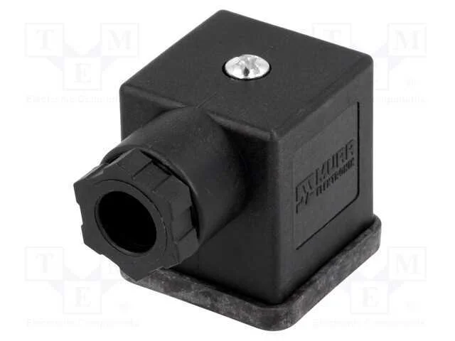 Conector: de v&aacute;lvulas, ficha, formato A, 18mm, f&ecirc;.