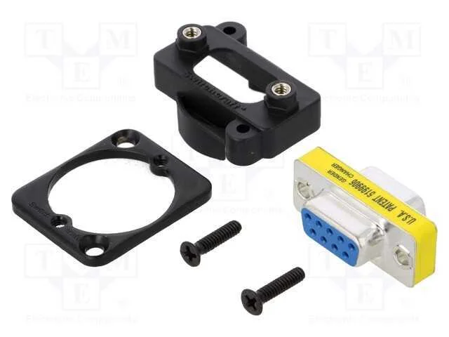 Passo: conector D-Sub, D-Sub 9pin feminino,em amb.