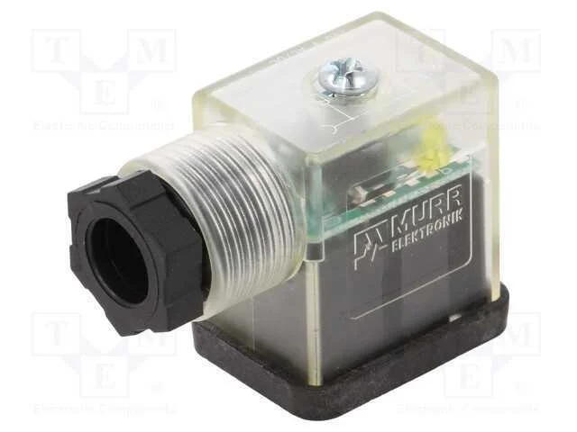 Conector: de V&aacute;lvulas, Ficha, Formato B, 10mm, F&ecirc;mea, Pin: 3, 6&divide;8mm