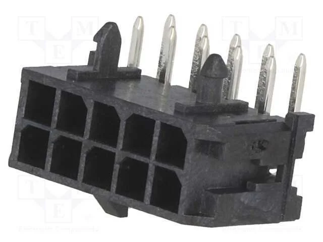 Tomada, fio-placa, macho, Micro-Fit 3.0, 3mm, PIN.