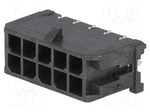 Tomada, fio-placa, macho, Micro-Fit 3.0, 3mm, PIN.