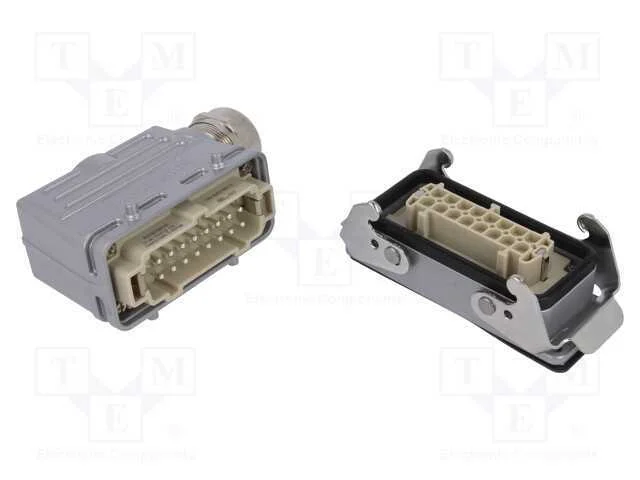 Conector: Hdc, Macho + F&ecirc;mea, C146, Pin: 16, 16+Pe, Tamanho E16