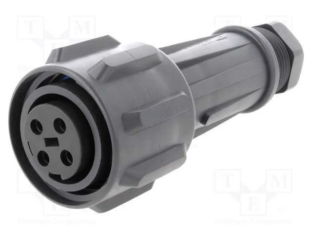 Conector: redondos, ficha, f&ecirc;mea, PIN: 4, rosca i.